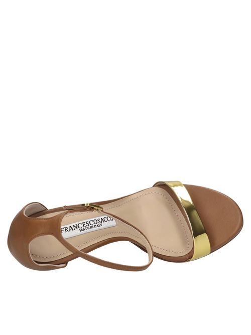Sandali in pelle FRANCESCO SACCO | 7035 NAPPASELLA-ORO